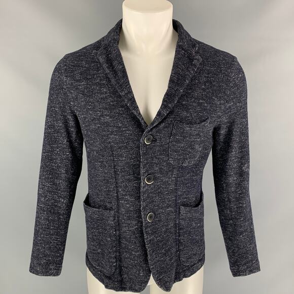 BARENA Size XL Grey Heather Wool Blend Cardigan - Picture 1 of 7
